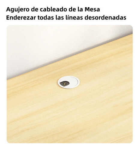 Escritorio De Oficina Para Computadora Con Cajón De Madera