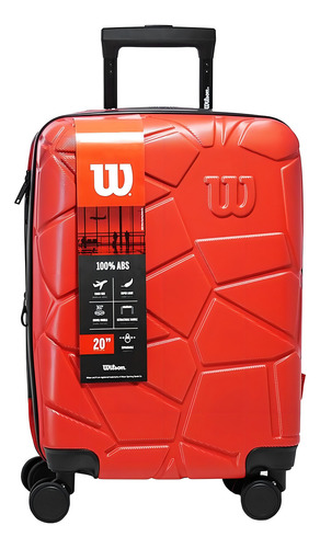 Valija Wilson Carry On Chica Cabina 20pu Viaje Balija Maleta Color Rojo Lisa
