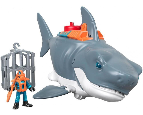 Figura De Acción De Juguete Mega Tiburón Mordedor