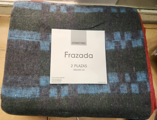 Oferta Frazada De Lana Escocesa 1 1/2 Plaza Pesada Abrigo