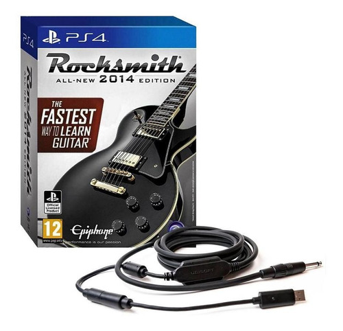 Rocksmith 2014 Edition Ps4 Com Cabo