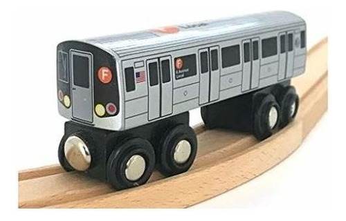 Tren De Juguete Munipals Mp01-110f Metro De Madera F  Ny Tjg