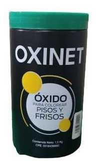 Oxido Para Pisos Color Verde Pote 1,5 Kg Oxinet Somos Tienda