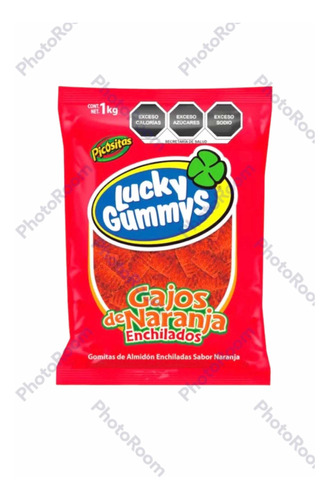 Gomitas Lucky Gummys Gajos De Naranja Enchilados 1 Kg