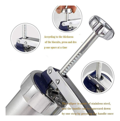 W Cookie Stamping Gun Kit Para Hacer Galletas