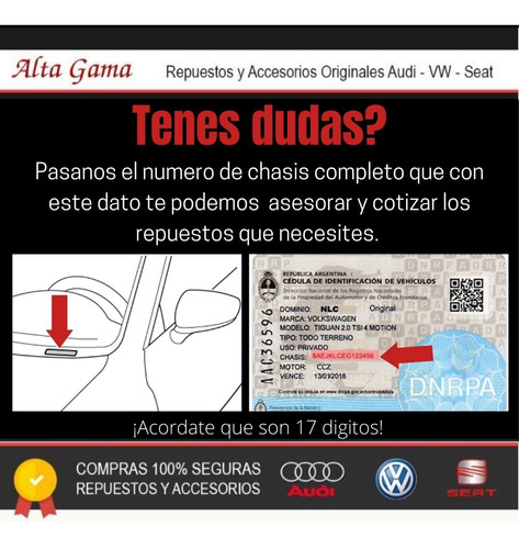 Imagen 7 de 7 de Kit Amortiguadores Traseros Volkswagen Amarok Original