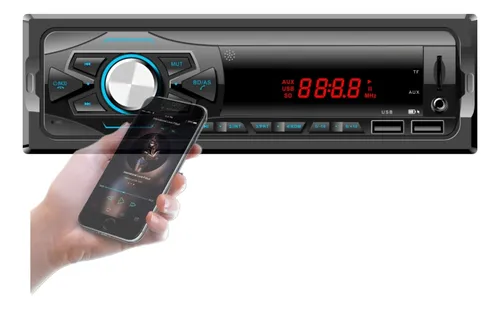 comprar Autoestereo Bluetooth Mp3 Radio Manos Libres Aux Usb Fm Sd