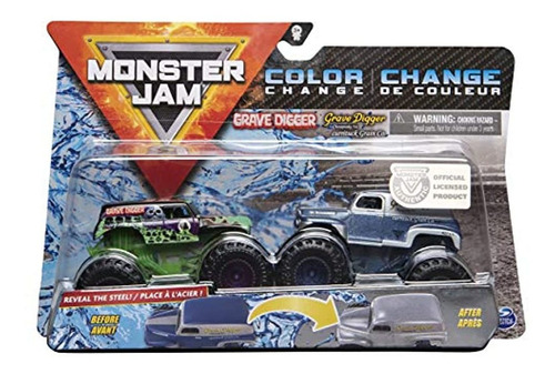 Monster Jam 2020 Color Change 1:64 Escala 2-pack