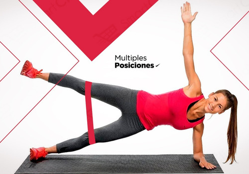 Imagen 6 de 10 de Banda Elastica Circular Xtra Hard Ejercicio Gimnasia Fitness