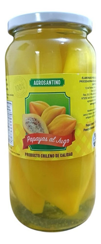 Papayas Al Jugo En Conserva Producto 100% Artesanal 1kg