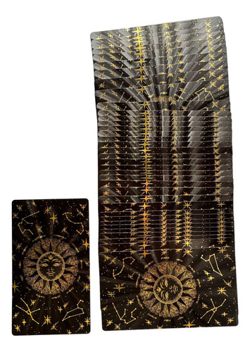 Gold Foil Tarot Holográfico Cartas Rider Mazo