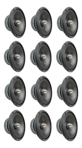 Kit 12 Falantes Medio Grave Evok 8'' 8mb300 300w Rms 8 Ohms