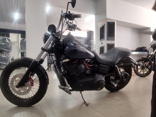 Moto Harley Davdson Dayna Fxdc, 2012, Azul, Com Sissi Bar,