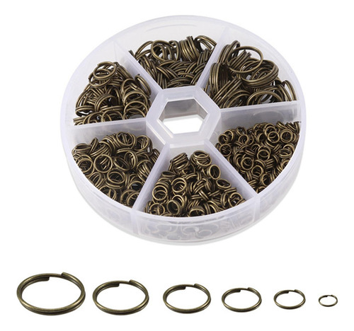Kit De Anillos De Llavero Anillos Divididos Conectores