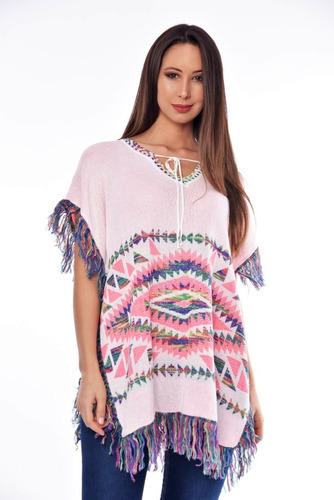 Ponchos Boho Chic. Chaleco. Vestido Europeo