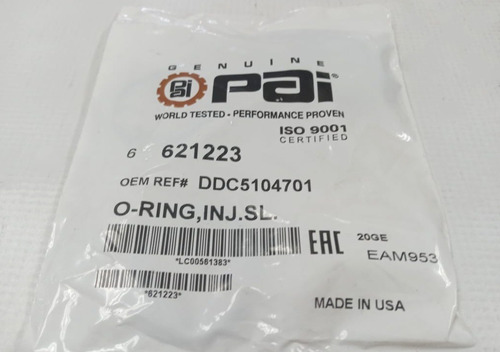 O-ring Tubo Inyector Detroit Diesel  621223