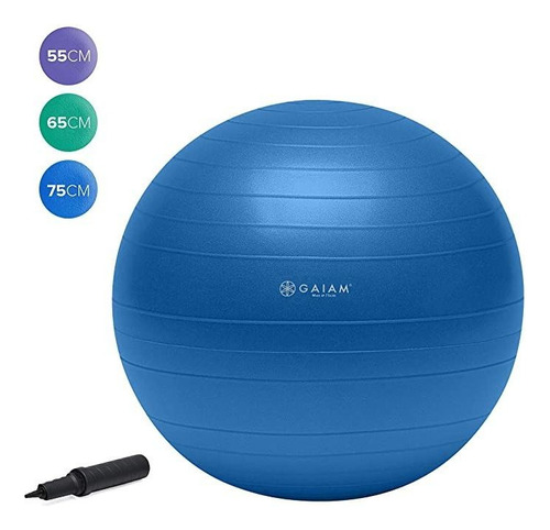 Gaiam Bola Kit Body Balance Total - Incluye Burst-anti Estab