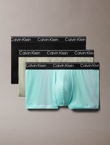 Trunks Calvin Klein Multicolor Low Rise Pack De 3 Hombre