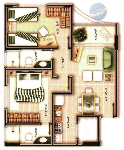 Imagem 13 de 13 de Apartamento Com 2 Quartos Em Petrópolis, Andar Alto - Ap0142