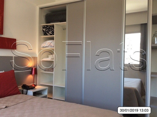Imagem 8 de 15 de Flat Em Alphaville, Próximo Ao Centro Comercial E Alpha Shopping - Sf28835