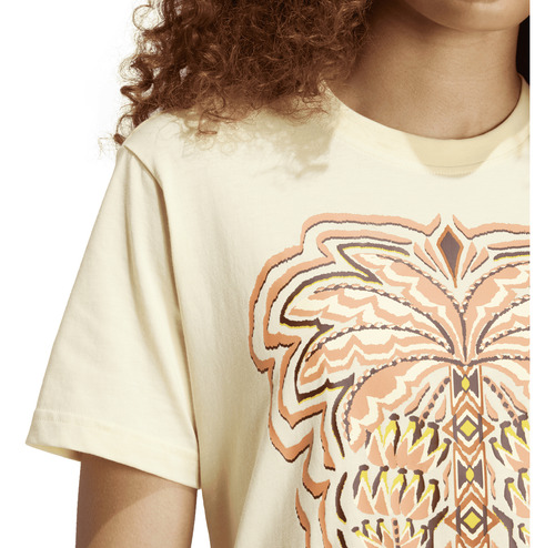 Playera adidas X Farm Rio Mujer Iv9759 Amarillo