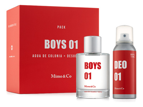 Colonia Niños Mimo & Co Boys 01 Edc 100ml + Deo 120ml Set