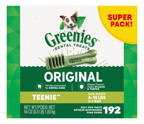 Golosinas Para Perros Greenies Original Teenie Natural Denta