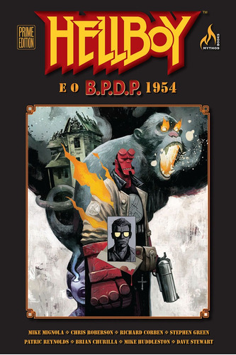 Hellboy e o B.P.D.P. 1954, de Mignola, Mike. Editora Edições Mythos Eireli, capa dura em português, 2019