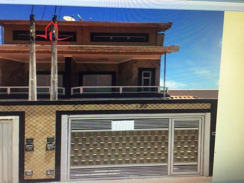 Imagem 1 de 10 de Sobrado A Venda No Bairro Vila Mirim Em Praia Grande - Sp. - 411-1