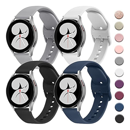 4 Pack Bandas Compatibles Con Samsung Galaxy Watch 4 Band 40