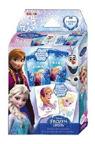 Juegos Frozen 2en1 Digalo Con Mimica + Ni Si Ni No Kreker Color de la estructura Blanco