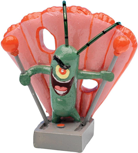 Mini Plankton Bob Esponja Personaje Adorno P/ Pecera Resina
