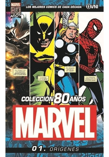 Coleccion 80 Años Vol 1-origenes, Comic, Marvel, Ovni Press.