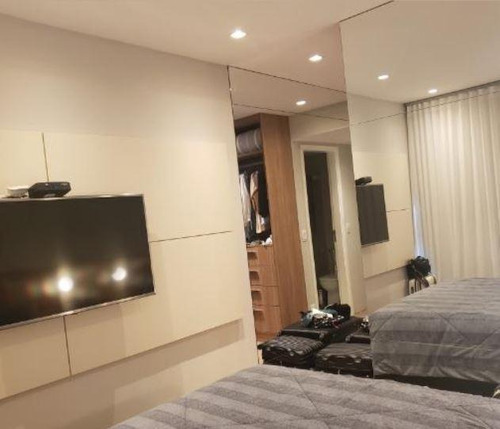 Cobertura Duplex Com Vista Mac E Baia Gb, Finamente Decorada, Mobiliada, Sala, 2 Qtos, 2 Stes, Cozinha Americana, Churrasqueira, Piscina E 2 Vagas. - Co0361