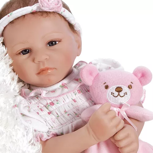 Boneca Bebê Reborn Jasmine Paradise Galleries 48 cm Baby Doll - Miami  Outlet Importados