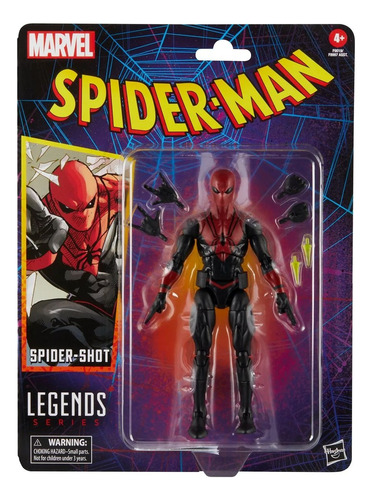 Figura Spider Shot - Spiderman Marvel Legends Hasbro