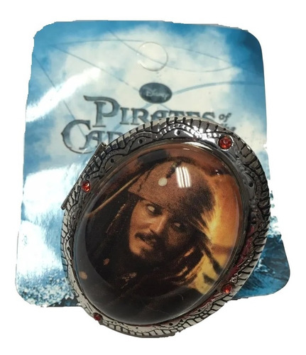 Anillo Camafeo Foto Jack Sparrow Piratas Caribe Johnny Depp