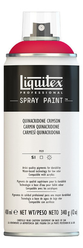 Tinta Acrílica Spray 400ml 0110 Quinaquidrone Crimson