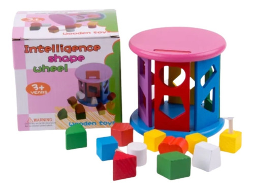 Juego Didactico Encaje Madera Para Bebes Y Niños 