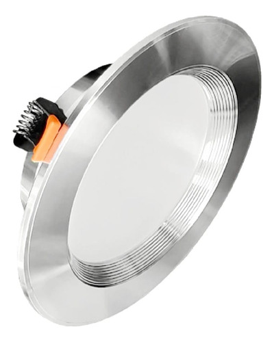 5pz Plafón Led 18watts Bote 12cm Satinada 3 Temperaturas