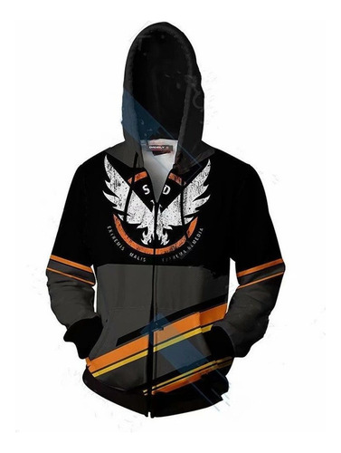 H Juego Tom Clancy's The Division 2 Sudadera Con Cremallera