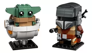 Lego 75317 Brickheadz El Mandaloriano Y El Niño Cantidad De Piezas 295