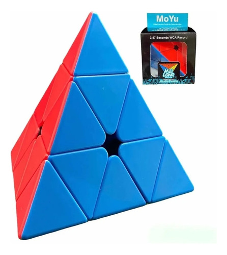 Kit 3 Cubo Mágico 2x2x2+3x3x3+pirâmide Profissional Moyu