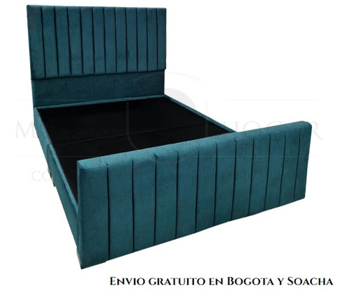 Base Cama + Espaldar + Piecero Doble 140x190 + Envió Bogotá