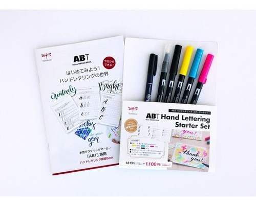 Imagen 1 de 3 de Tombow Lettering Set 6 Lápices + Manual