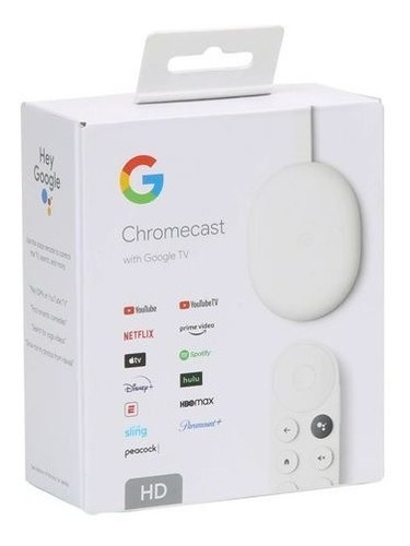 Chromecast 4° Google Tv Cargador Full Hd Cuot.s S/ Inter.s!