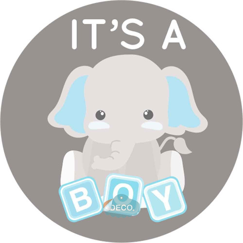 Stickers De Elefantes Para Baby Shower Adheribles 50 Pz  | Meses sin  intereses