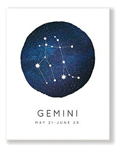 Pósteres - Kindred Sol Gemini Zodiac Constellation Art 14  X