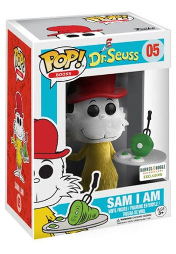 Funko Pop Books Dr Seuss Sam I Am #05 Exclusive Flocked