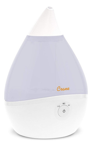 Crane Ee-5302gr Filter-free Droplet Cool Mist Humidifier, Gr